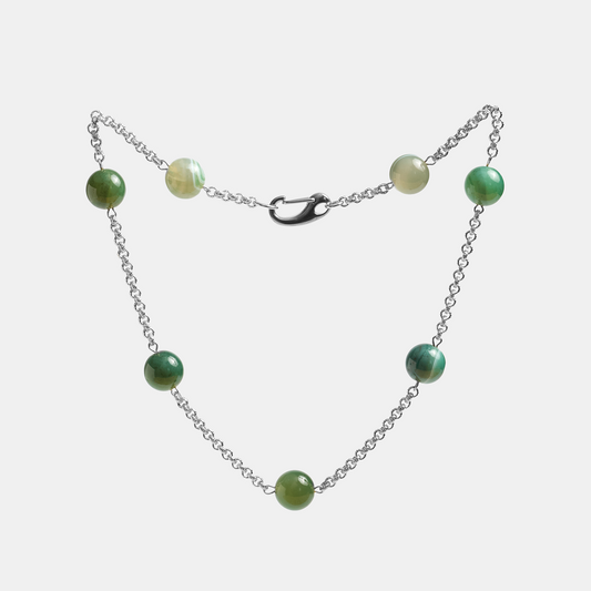 Chain ELEMENTS Agate platinum