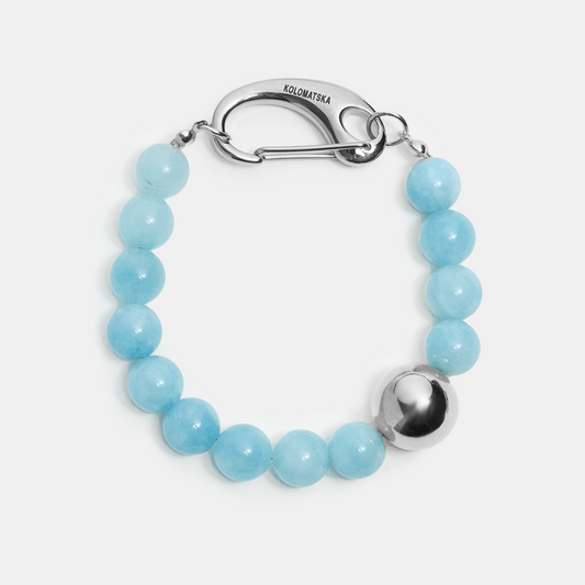Bracelet hand ELEMENTS Aquamarine platinum