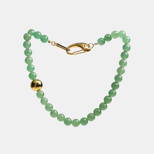 Choker ELEMENTS Aventurine gold