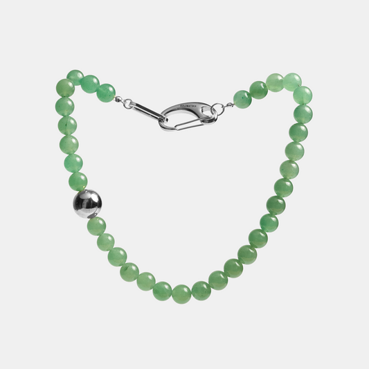 Choker ELEMENTS Aventurine platinum