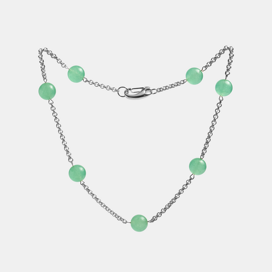 Chain ELEMENTS Aventurine platinum