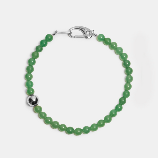 Choker ELEMENTS Aventurine platinum