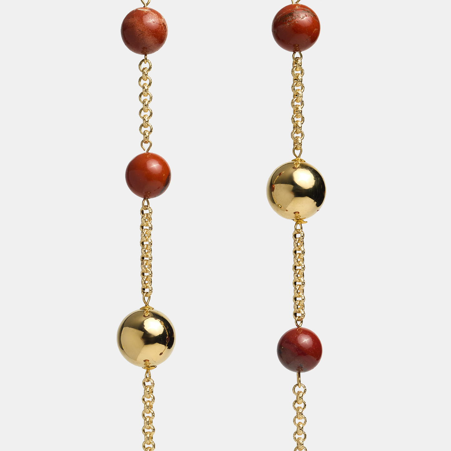 Earrings space ELEMENTS Jasper gold