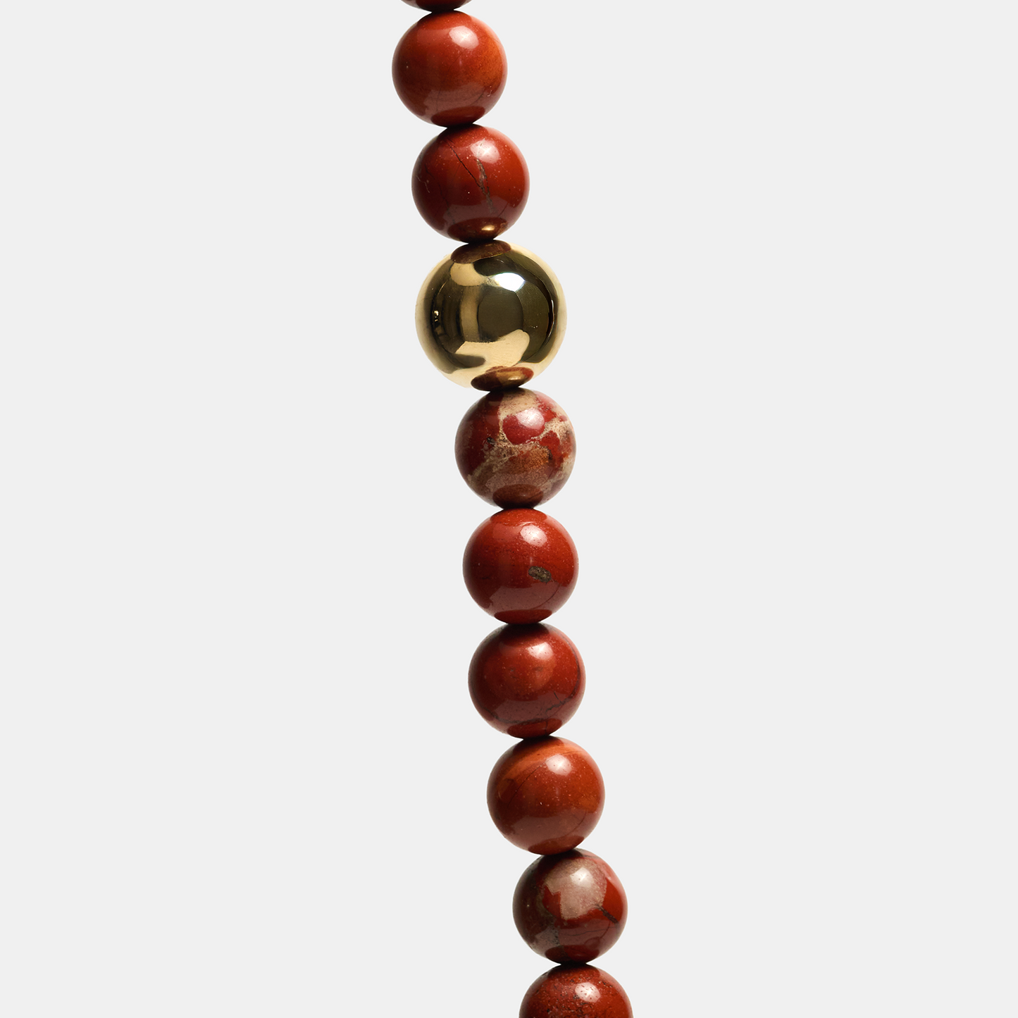 Necklaces ELEMENTS Jasper gold long