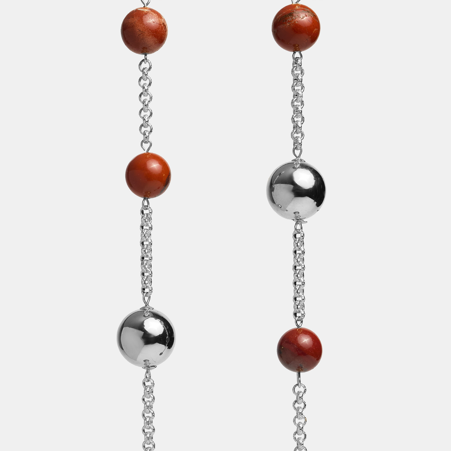 Earrings space ELEMENTS Jasper platinum