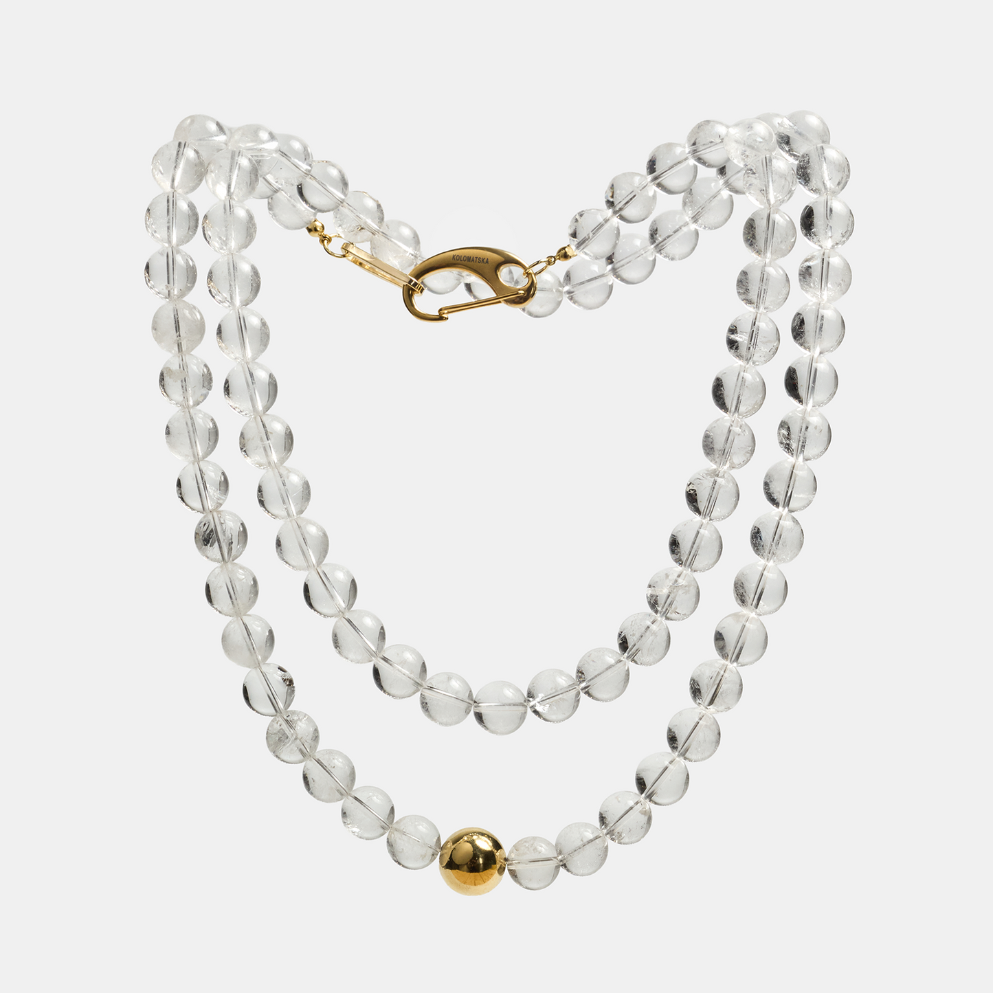 Necklaces ELEMENTS Rock Crystal gold long