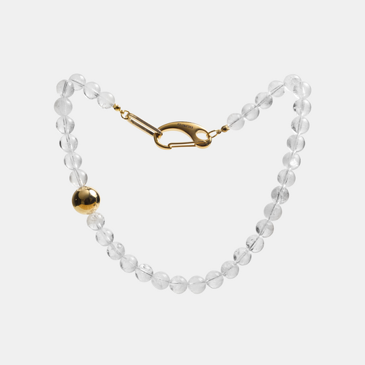 Choker ELEMENTS Rock Crystal gold