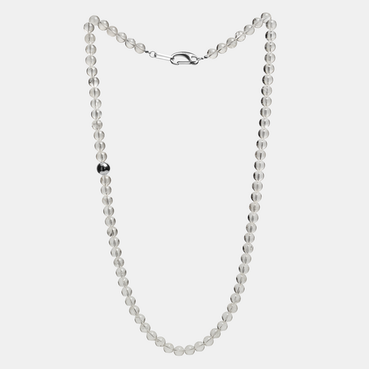 Necklaces ELEMENTS Rock Crystal platinum long
