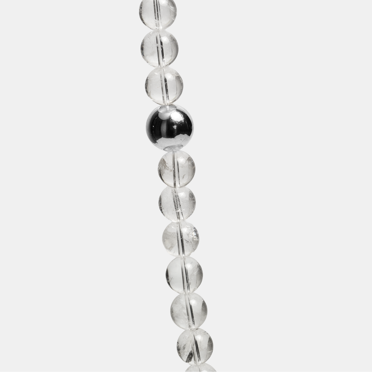 Necklaces ELEMENTS Rock Crystal platinum long